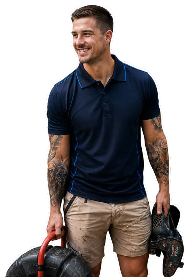 A licensed Carlingford plumber with his tools